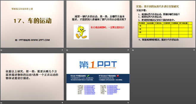 《车的运动》公路PPT课件