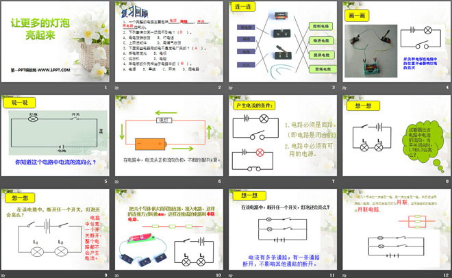 让更多的灯泡亮起来PPT课件