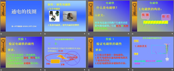 《通电的线圈》PPT