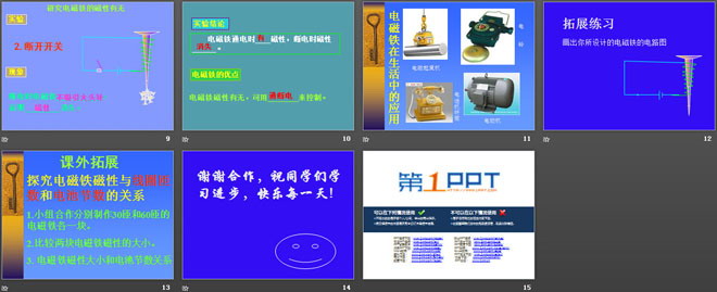 《通电的线圈》PPT