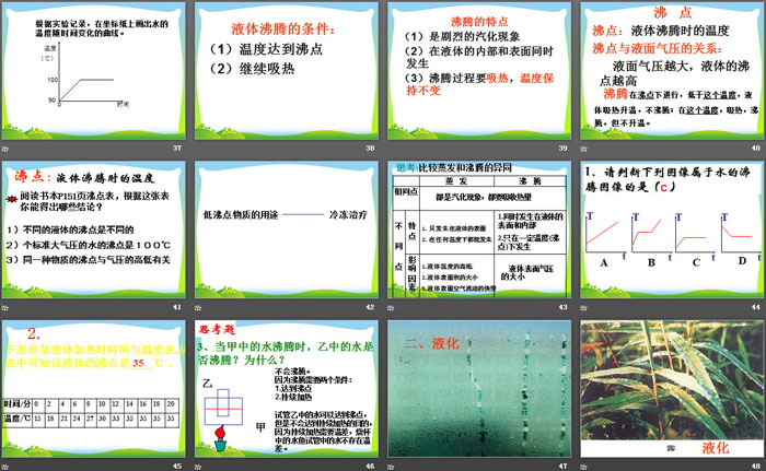 《汽化与液化》PPT