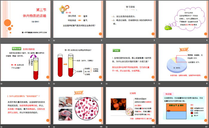 《体内物质的运输》PPT(第一课时)