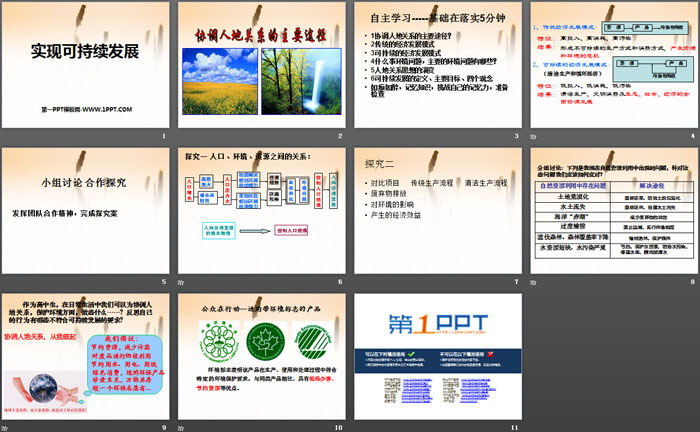 《实现可持续发展》PPT