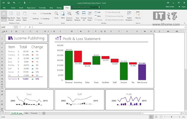 Office2016的全新Excel图表+Insights功能