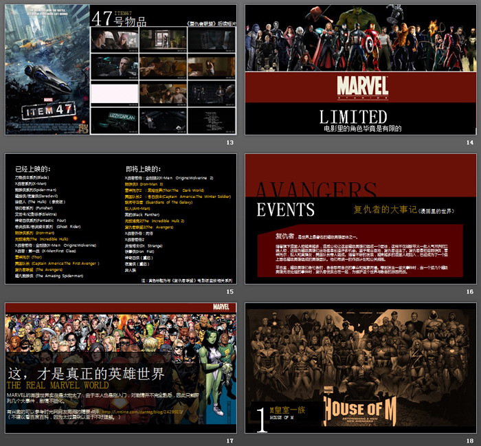 电影《复仇者联盟》主题PPT欣赏