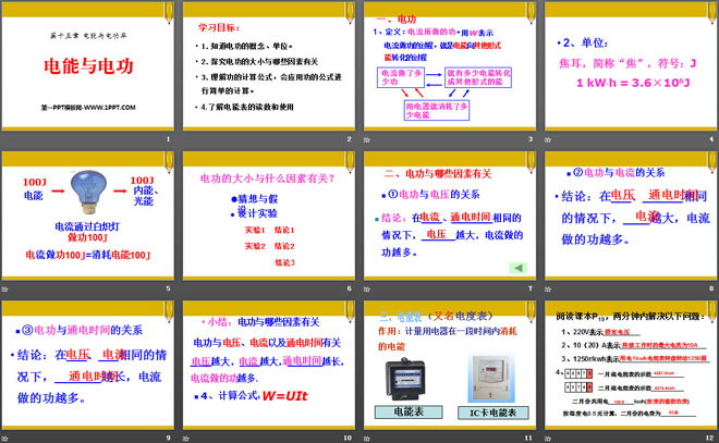 《电能与电功》电能与电功率PPT课件3