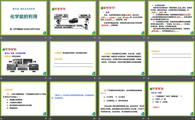 《化学能的利用》现代生活与化学PPT课件