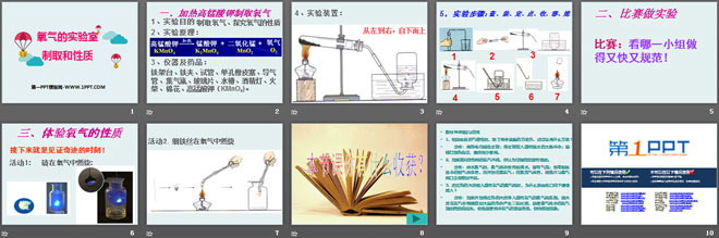 《氧气的实验室制取与性质》PPT课件3