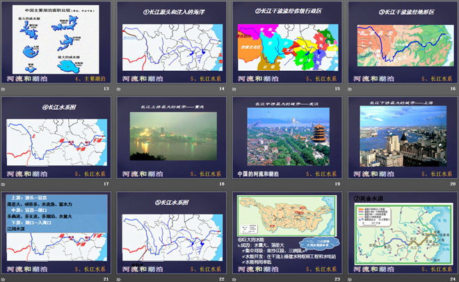 《河流和湖泊》PPT课件