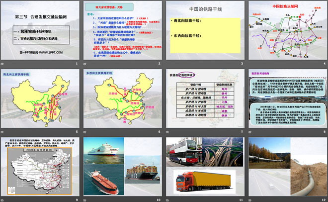 《合理发展交通运输网》PPT课件