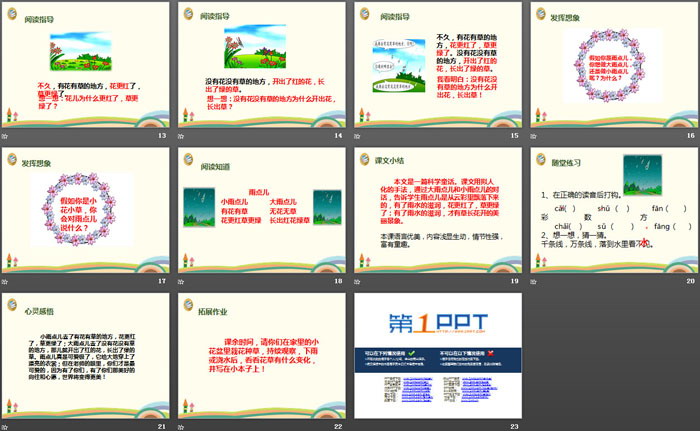 《雨点儿》PPT