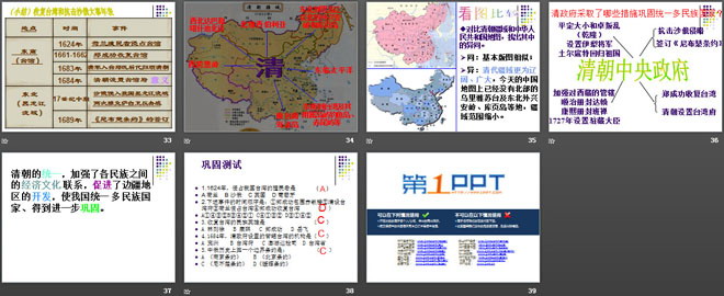 《保卫国土 奠定疆域》多民族大一统国家的巩固与发展PPT课件2