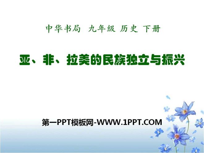 《亚、非、拉美的民族独立与振兴》两极格局下的世界PPT课件2