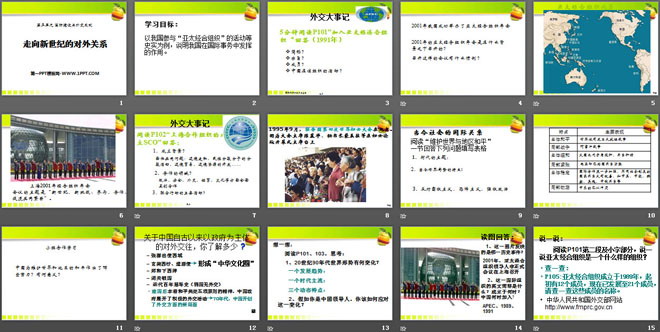 《走向新世纪的对外关系》国防建设与外交成就PPT课件2