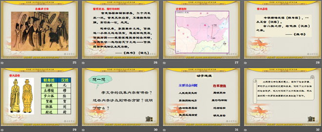 《北方的政权分立与民族交融》魏晋南北朝的政权分立与区域开发PPT课件2