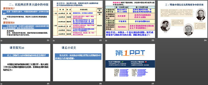 《在世界反法西斯战争中看中国的地位和作用》中国抗日战争与世界反法西斯战争PPT课件