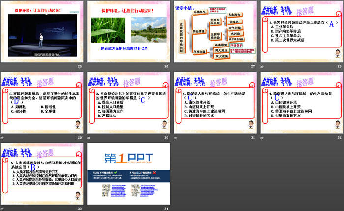 《直面我国的环境问题》共同面对前所未有的挑战PPT