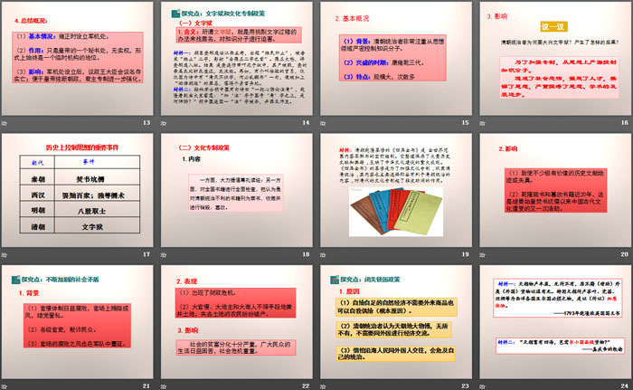 《清朝君主专制的强化》PPT课件