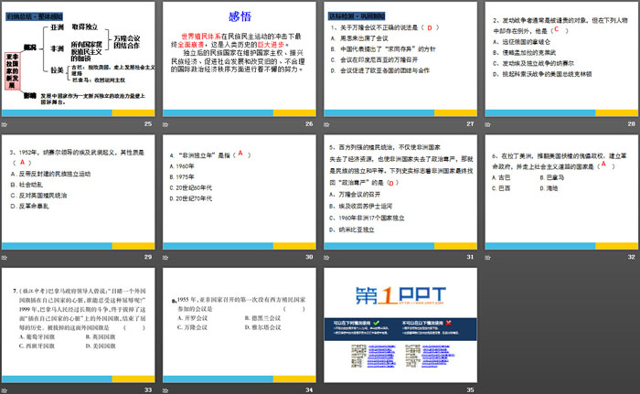 《亚非拉国家的新发展》PPT课件