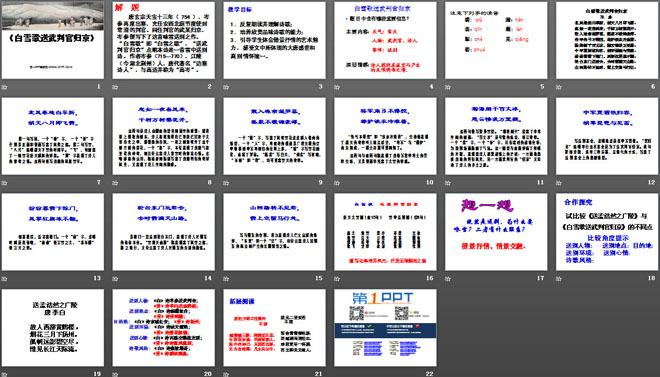 《白雪歌送武判官归京》PPT课件6