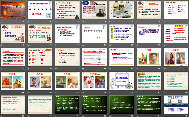 《少年中国说》PPT课件