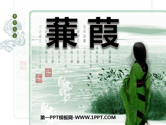 《蒹葭》PPT课件3