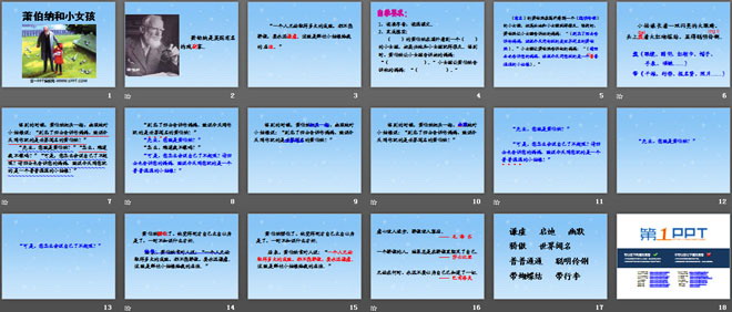 《萧伯纳和小姑娘》PPT课件