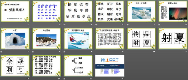 《爱斯基摩人》PPT课件2