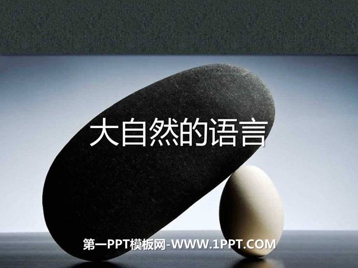 《大自然的语言》PPT下载