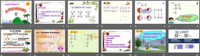 《异分母分数加减法》分数的加法和减法PPT课件3
