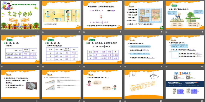 《生活中的比》比的认识PPT课件