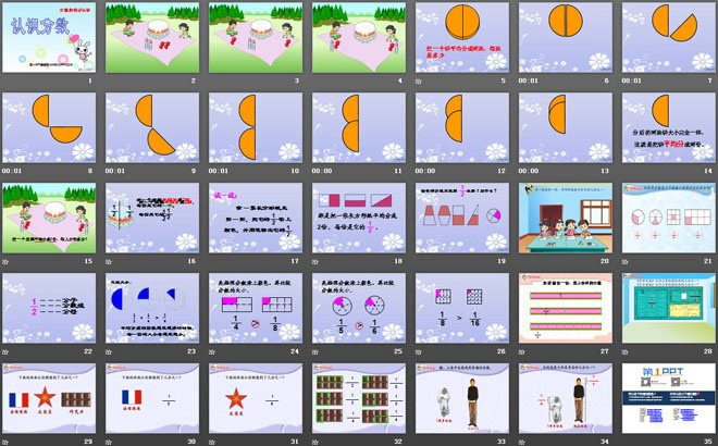 《认识分数》分数的初步认识PPT课件