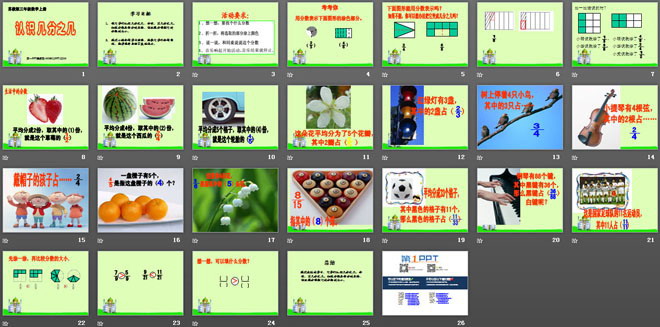 《认识几分之几》分数的初步认识PPT课件3