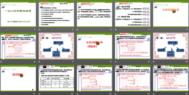 《一元二次方程的应用》PPT课件2