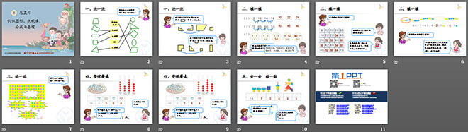 《认识图形、找规律、分类与整理》总复习PPT课件