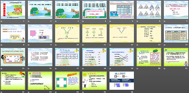 《用字母表示数》认识方程PPT课件