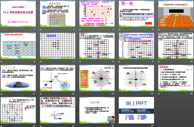 《用有序数对表示位置》PPT课件