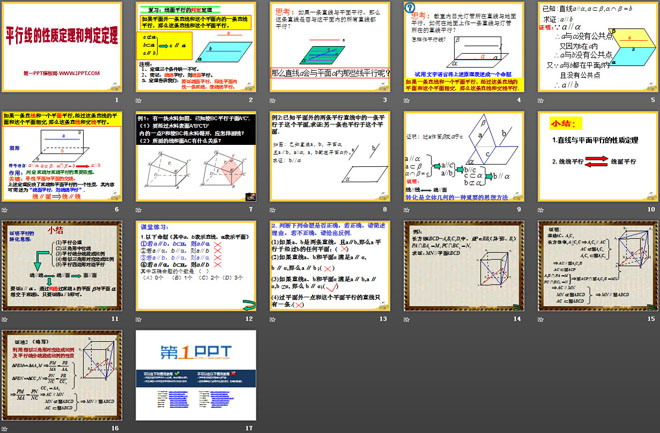 《平行线的性质定理和判定定理》PPT课件2