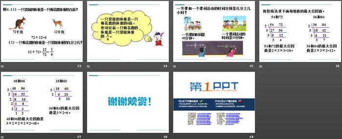 《分数的基本性质》PPT