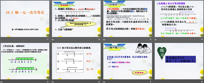 《解一元一次不等式》PPT课件