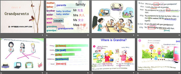 《Grandparents》PPT