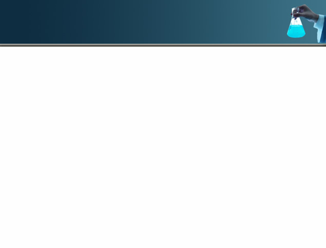 试杯试剂——蓝白配色化学科研应用ppt通用模板