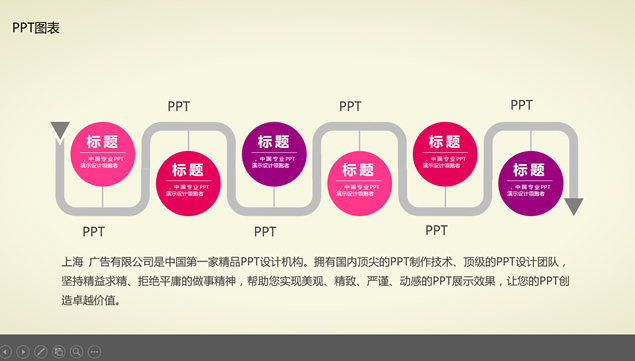 支持一键改色的200张精选常用ppt图表打包下载