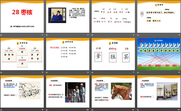 《枣核》PPT