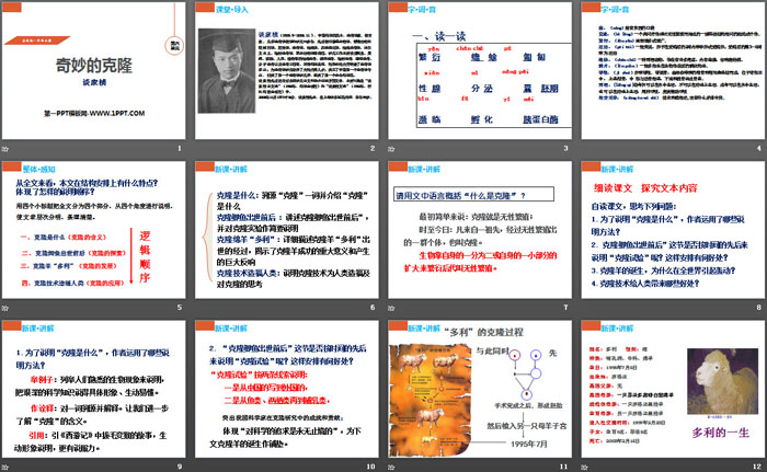 《奇妙的克隆》PPT