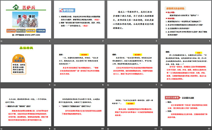 《菩萨兵》PPT课件下载