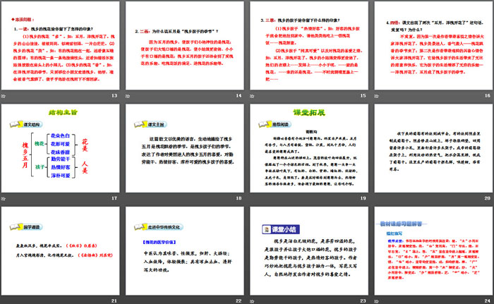 《槐乡五月》PPT下载