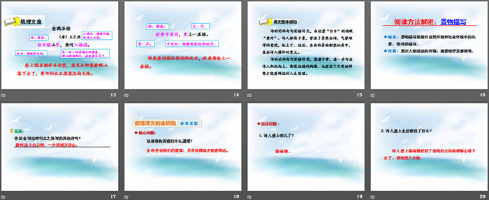 《登鹳雀楼》PPT下载