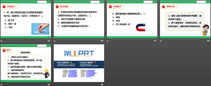 《磁铁的两极》磁铁PPT下载