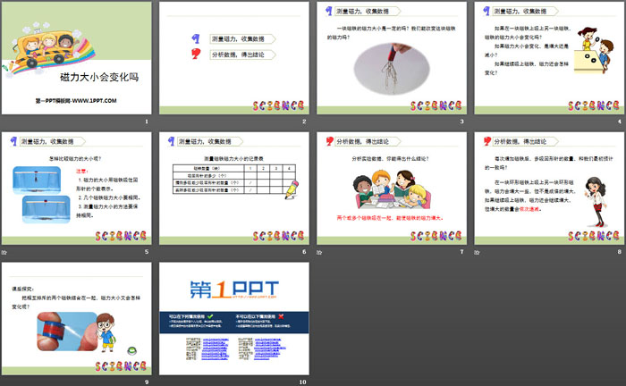 《磁力大小会变化吗》磁铁PPT